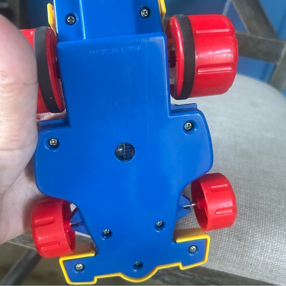 Vintage Grand prix wind up clear race car moving parts cogs fun years 90s y2k - Picture 7 of 8